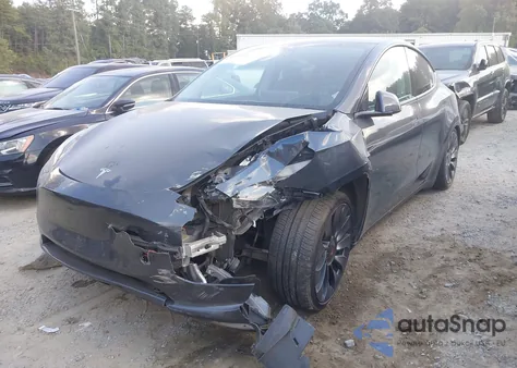 2022 Tesla Model Y Performance Dual Motor All-Wheel Drive из США, поврежденный, VIN 7SAYGDEF3NF347367